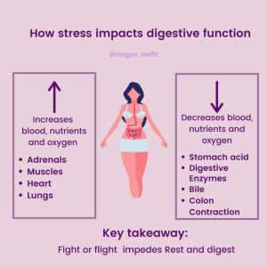 Link between stress and digestive disorders